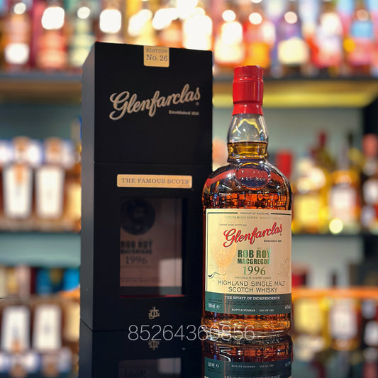 Glenfarclas 1996-2024 Famous Scots Edition 26 “Rob Roy MacGregor” Single Malt Scotch Whisky