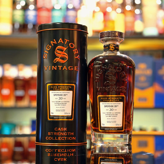 Speyside (M) 20 Year Old 2005-2026 First-fill Oloroso Sherry Butt #DRU17 A106 #21 by Signatory Vintage Single Malt Scotch Whisky