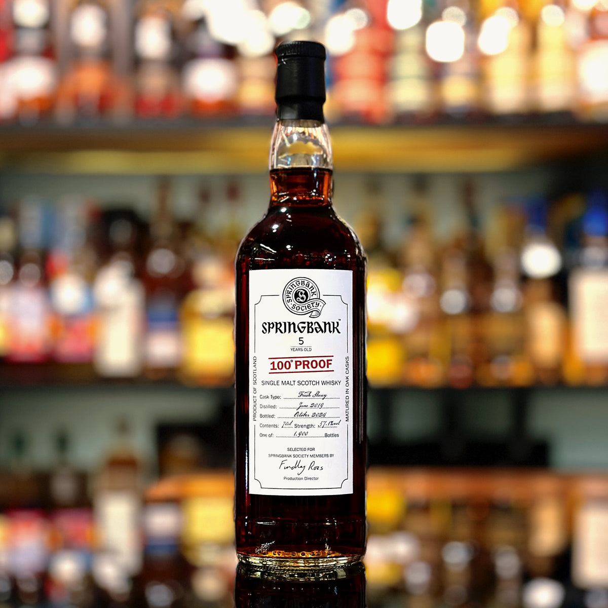 Springbacks Whiskey Springbank 5 Year Old 2019-2024 Fresh Sherry selected for Springbank S ...