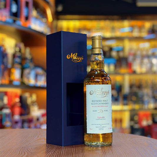 36 Year Old 1989-2025 Tun 89 Teaspooned Malt Barrel #2500682 "Vintage Speyside Reserve" by Milroy's Blended Malt Scotch Whisky
