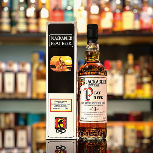 Peat Reek 10 Year Old Oloroso Sherry Cask RP2022-04 Finish Raw Cask by Blackadder Blended Malt Scotch Whisky