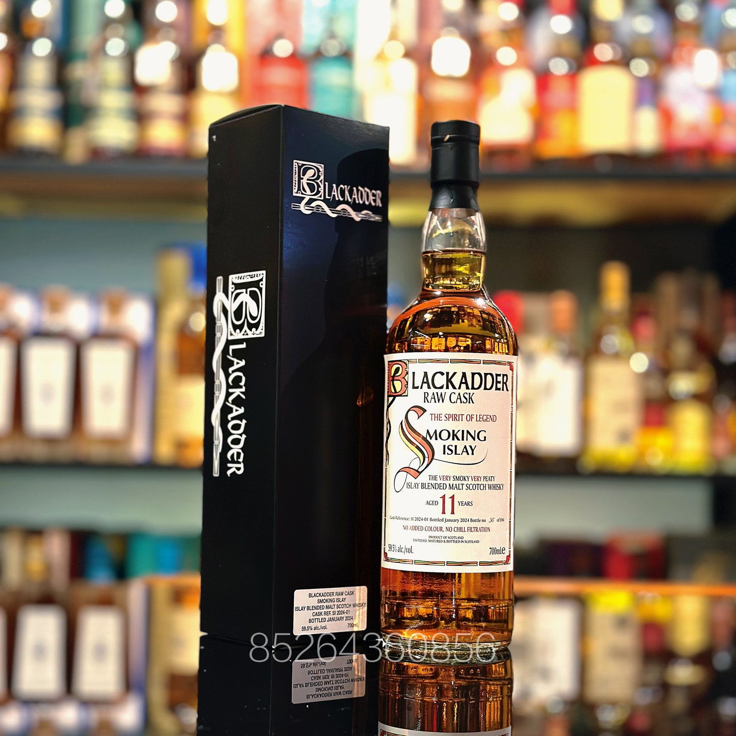 Smoking Islay 11 Year Old Cask SI2024-01 Raw Cask by Blackadder Blended Malt Scotch Whisky