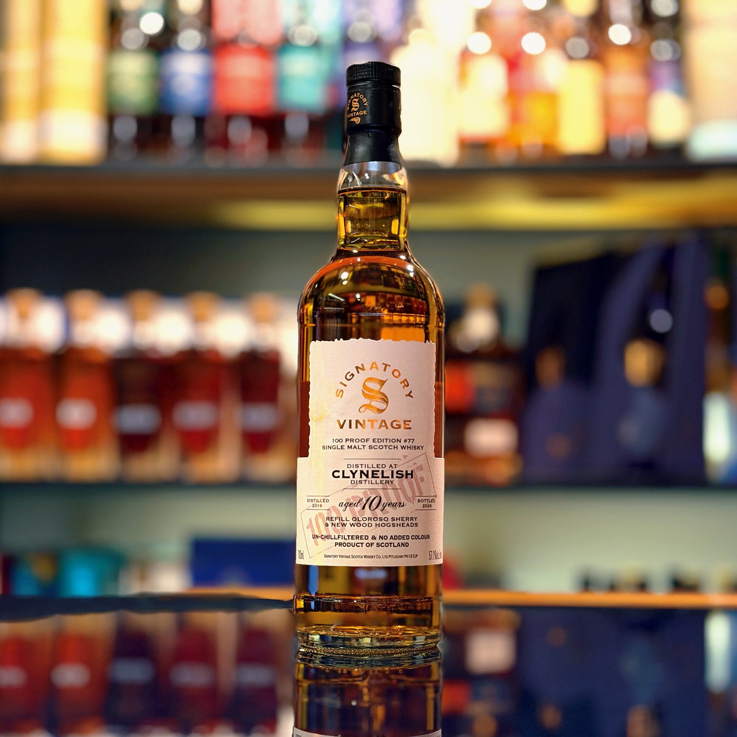 克里尼利基10年2016年「100 Proof」第77版聖弗力獨立裝瓶蘇格蘭單一麥芽威士忌