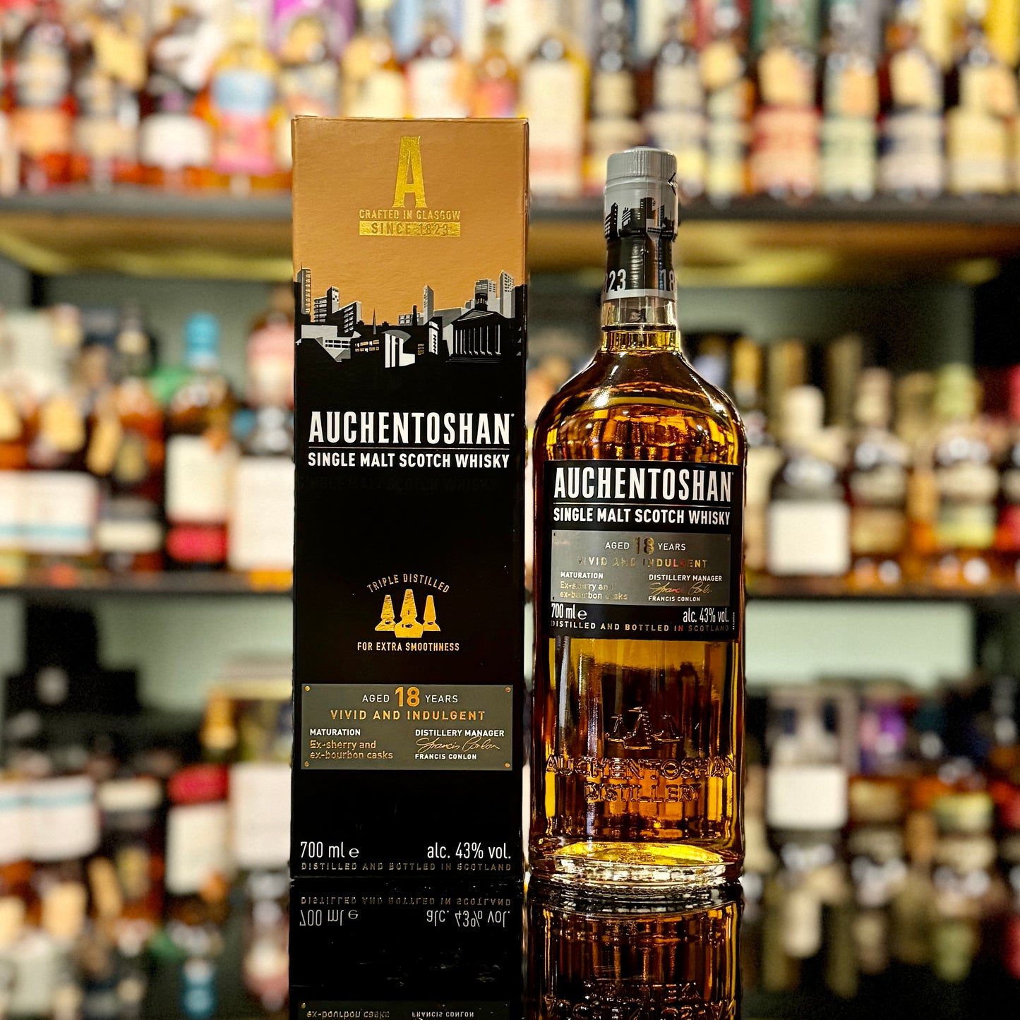 Auchentoshan 18 Year Old Single Malt Scotch Whisky