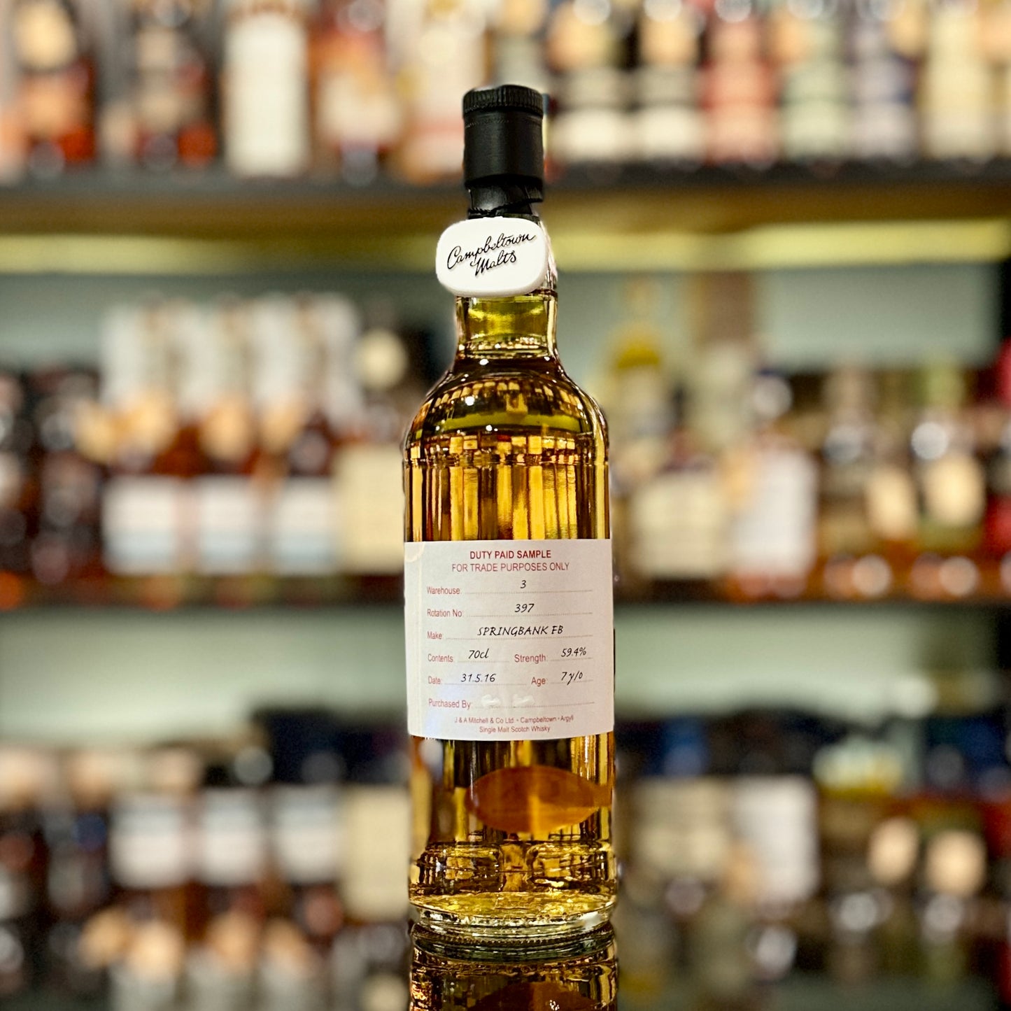 Springbank 7 Year Old 2016-2023 Fresh Bourbon Cask Single Malt Scotch Whisky