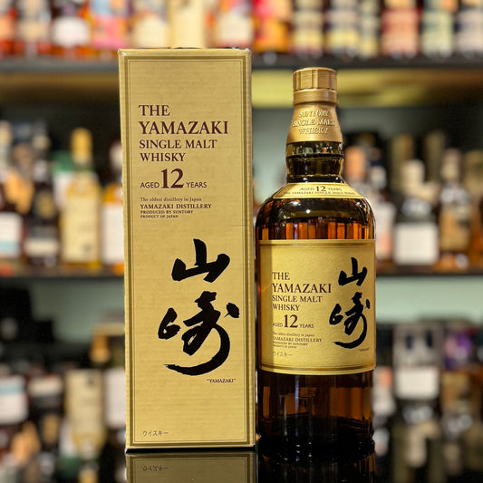 山崎12年日本單一麥芽威士忌（舊版金花頭）