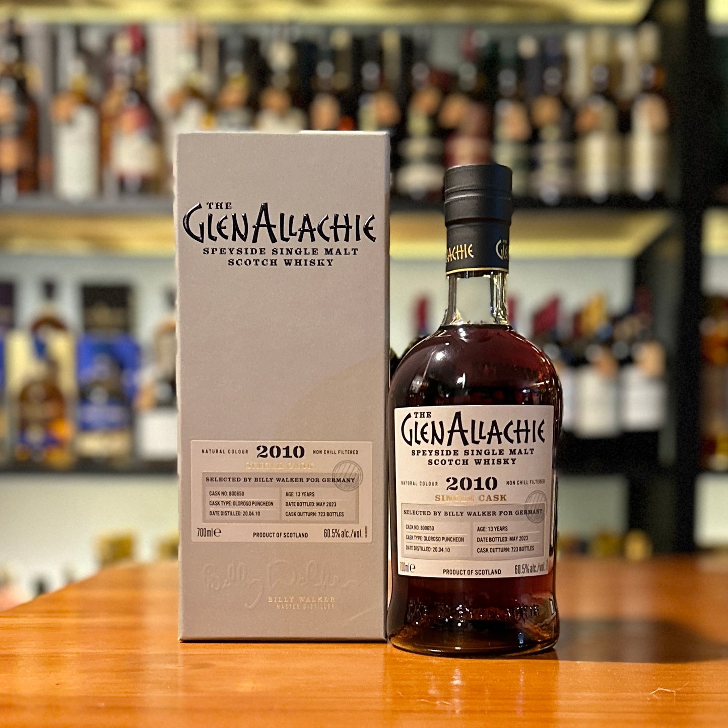 GlenAllachie 13 Year Old 2010-2023 Oloroso Puncheon Cask #800650 Single Malt Scotch Whisky