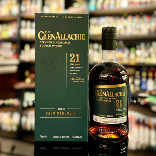 GlenAllachie 21 Year Old Cask Strength Batch 5 Single Malt Scotch Whisky