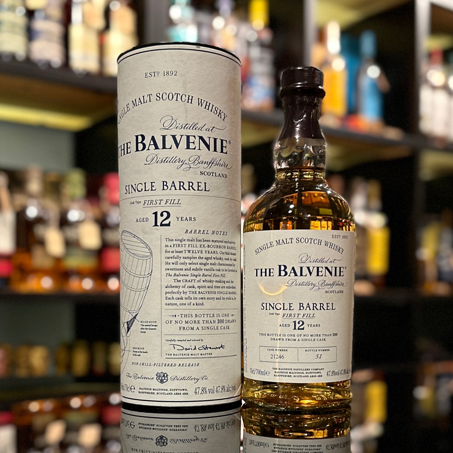 Balvenie 12 Year Old Single Barrel #21246 Single Malt Scotch Whisky