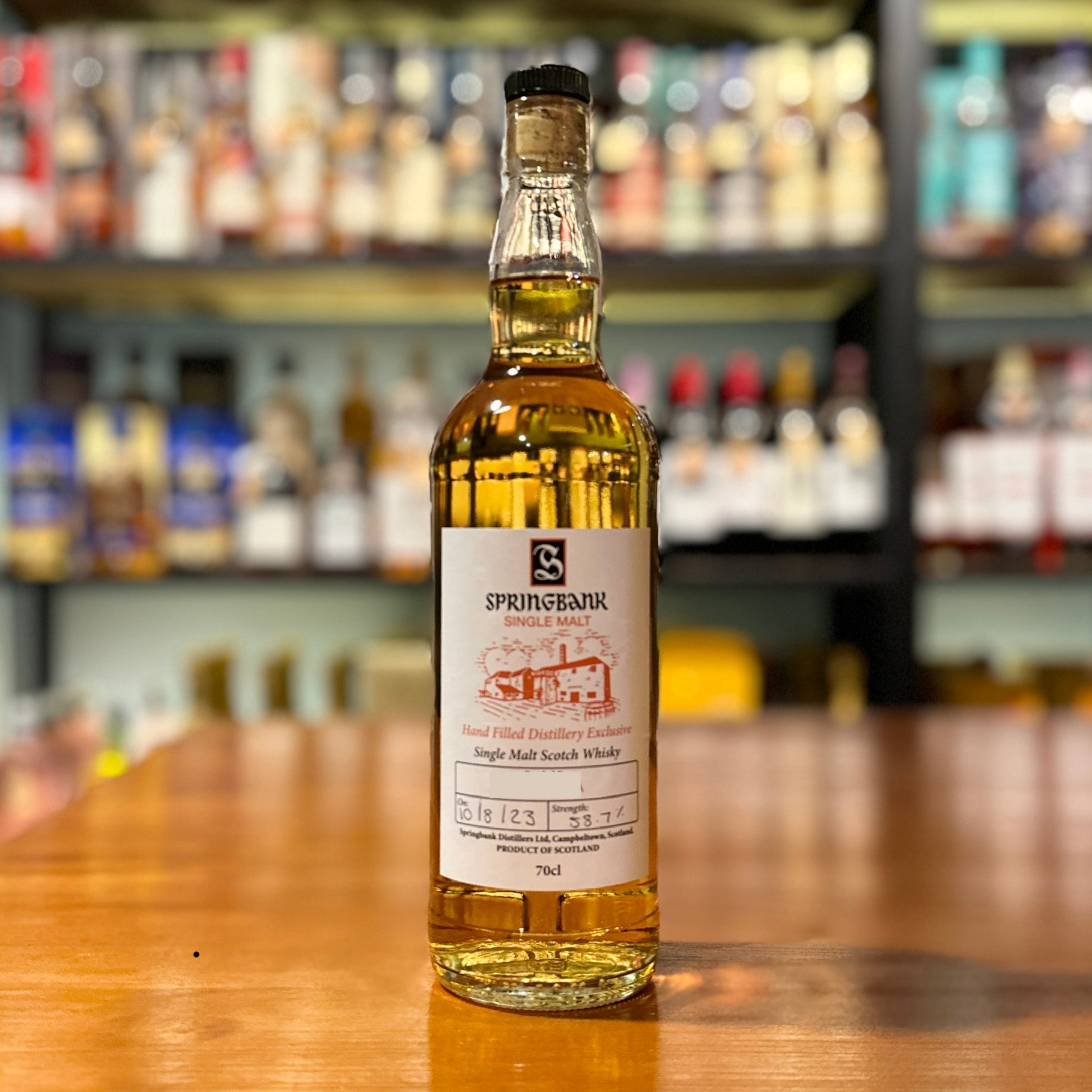 Springbank Hand Filled Distillery Exclusive Single Malt Scotch Whisky ...
