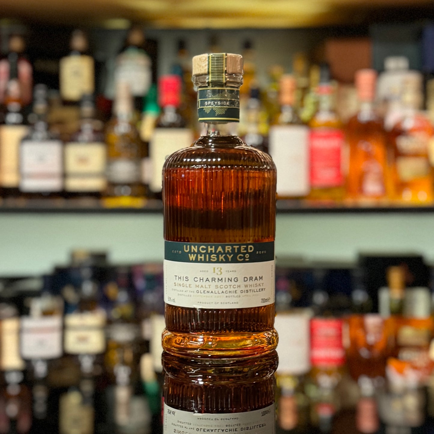 GlenAllachie 13 Year Old 2007-2021 “This Charming Dram” First-fill Sherry Butt #UC0002 by Uncharted Whisky Co Single Malt Scotch Whisky