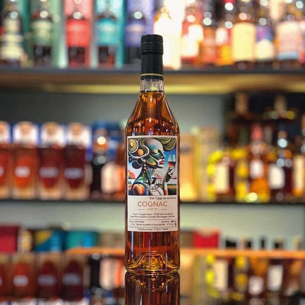 Malternative Belgium Selection #34 "L'âge de ma femme" 34 Year Old 1990-2024 (Francois Voyer) Lot 90 Grande Champagne Cognac