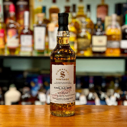 Caol Ila 8 Year Old 2015 100 Proof Edition #10 by Signatory Vintage Single Malt Scotch Whisky