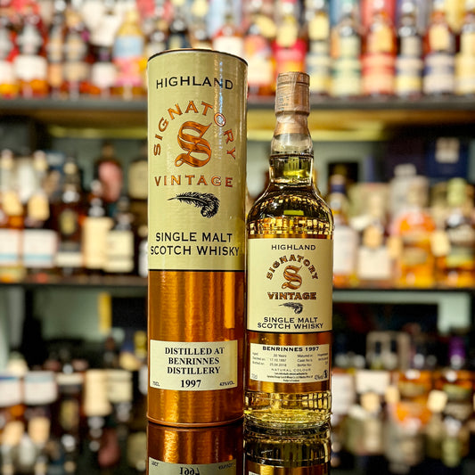 Benrinnes 20 Year Old 1997-2018 Ex-Bourbon Hogshead #9415+9416 by Signatory Vintage Single Malt Scotch Whisky