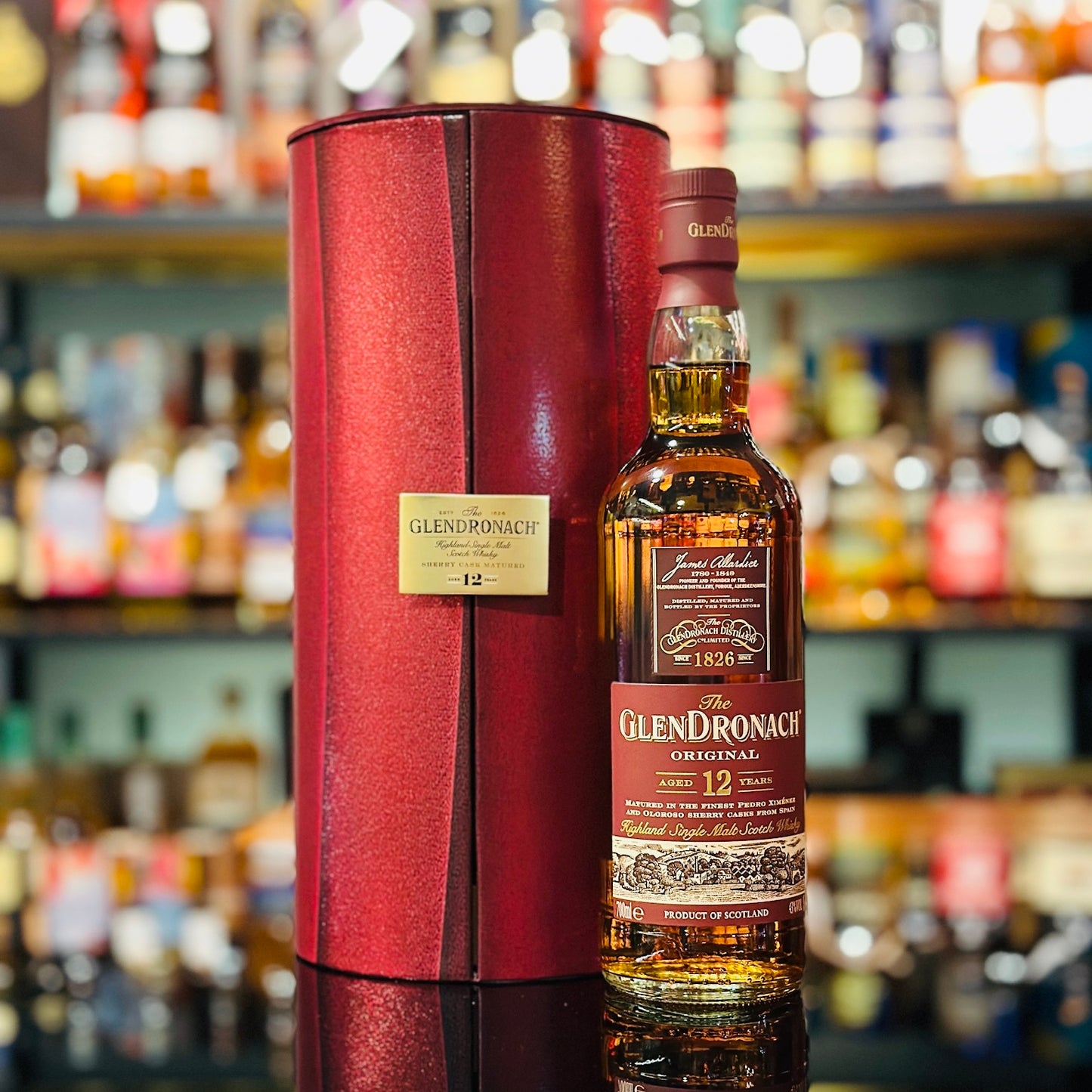 GlenDronach 12 Year Old "Original" Single Malt Scotch Whisky (CNY Giftpack)