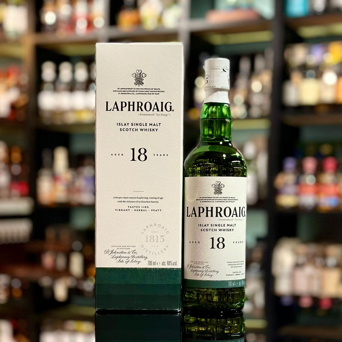 Laphroaig 18 Year Old Single Malt Scotch Whisky