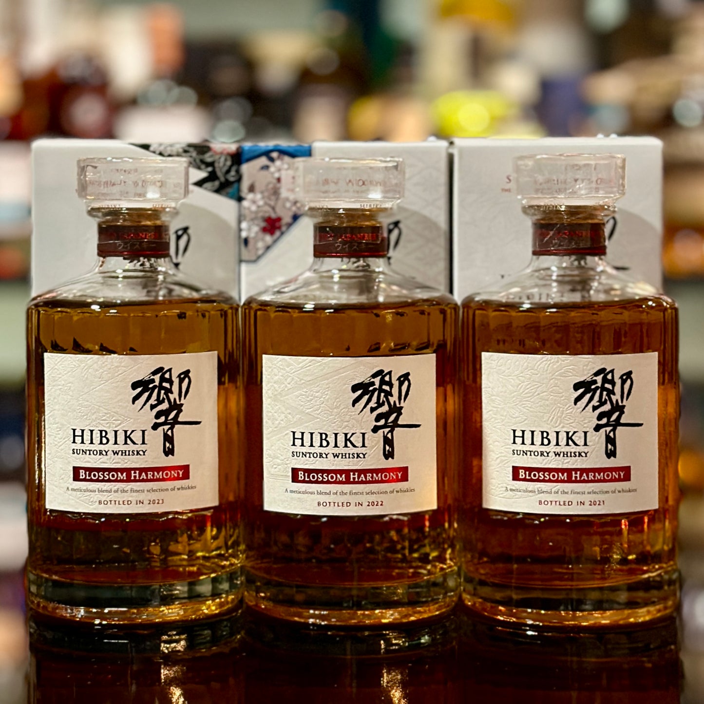 Hibiki Blossom Harmony 2021-2023 Limited Edition Blended Japanese Whisky Set