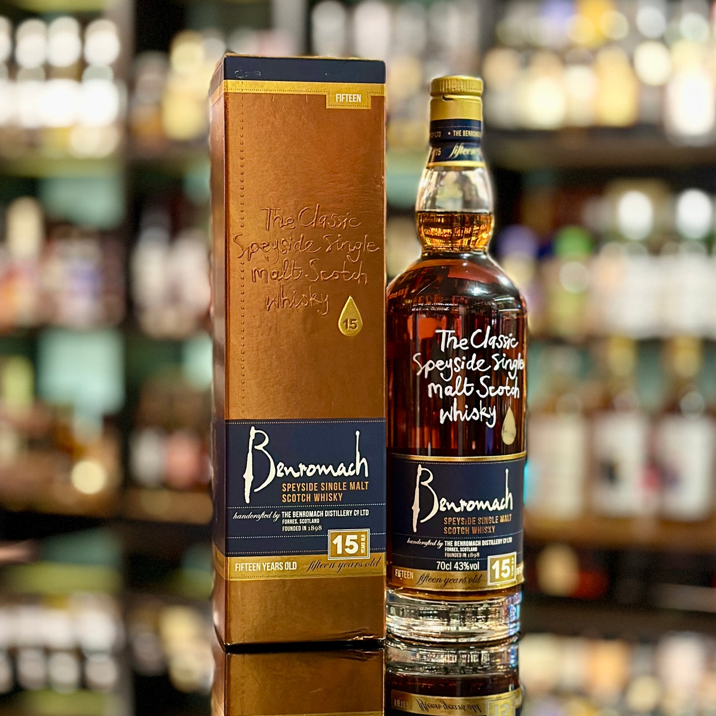 Benromach 15 Year Old Single Malt Scotch Whisky (Older Version)