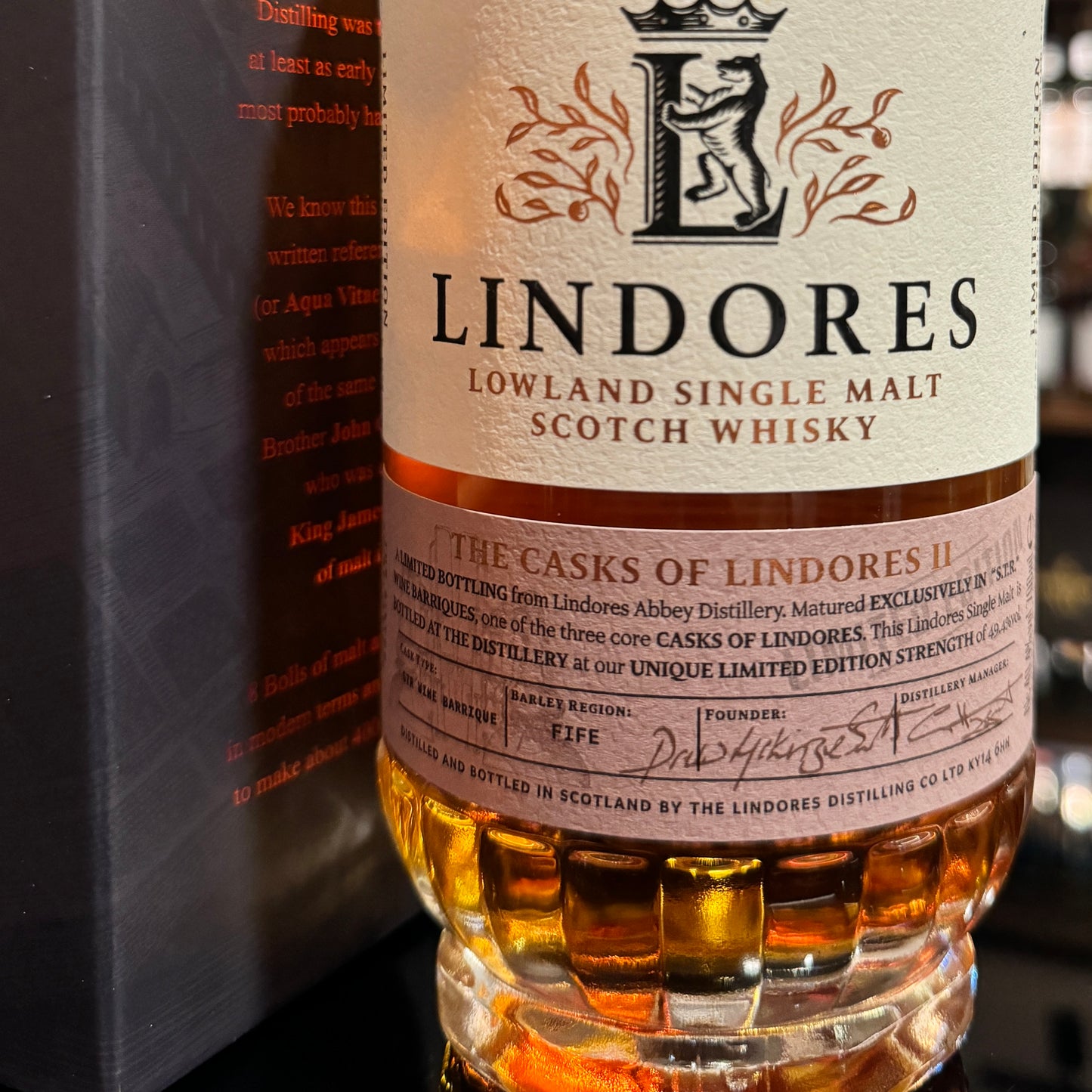 Lindores - The Casks of Lindores II - STR Wine Barriques 2023 Single Malt Scotch Whisky