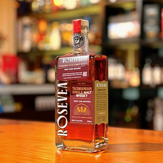 Rosevears Pinot Cask Matured Single Malt Tasmanian Whisky