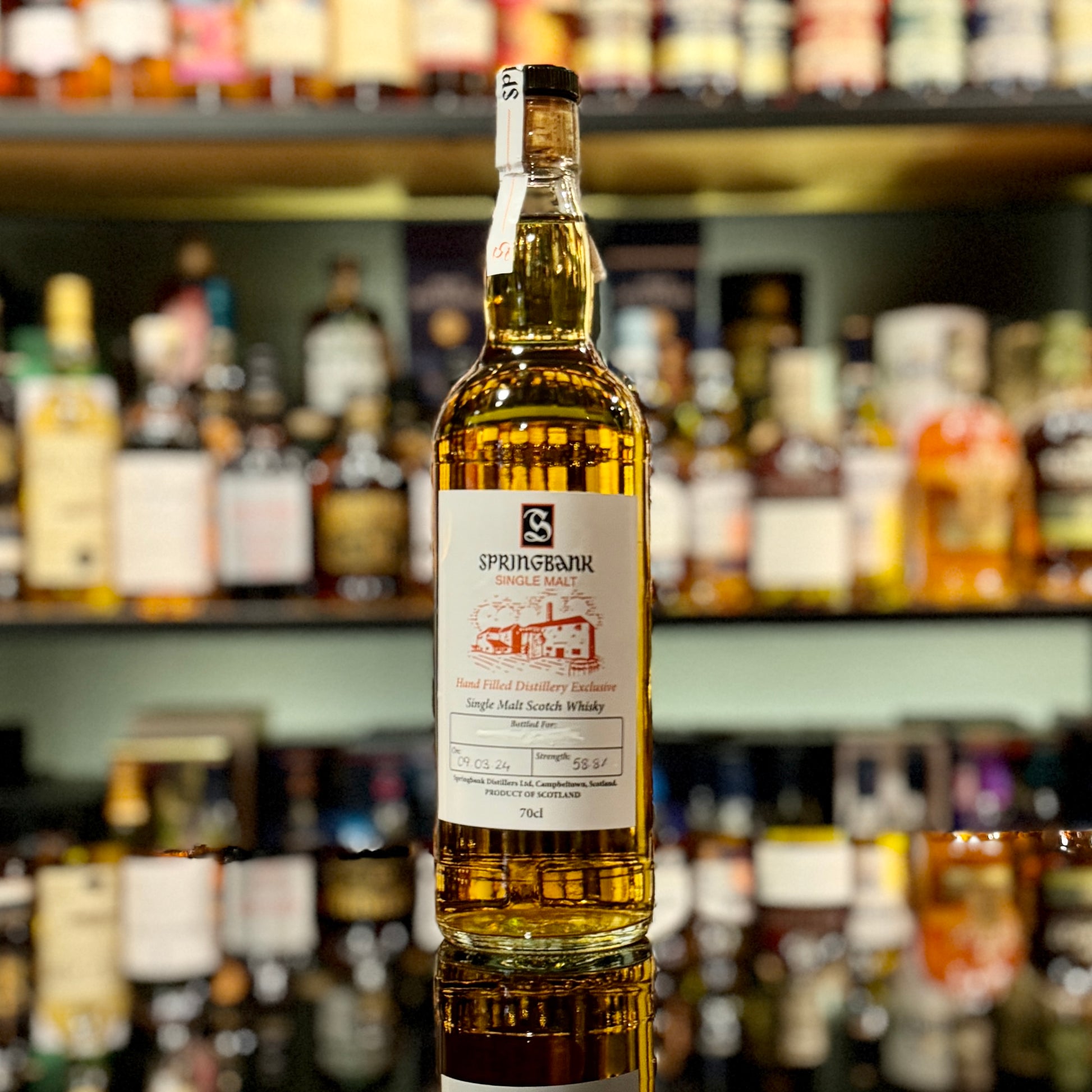 Springbank Hand Filled Distillery Exclusive Single Malt Scotch Whisky ...