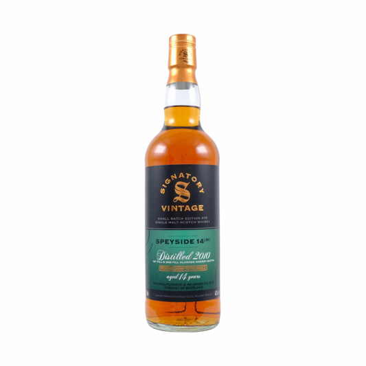 Speyside (M) 14 Year Old Small Batch Edition #16 by Signatory Vintage Single Malt Scotch Whisky