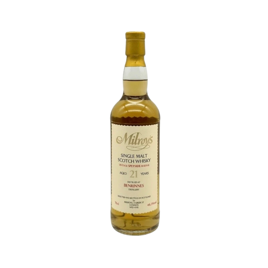 Benrinnes 21 Year Old 2002-2023 Hogshead #3455 "Vintage Speyside Reserve" by Milroy's Single Malt Scotch Whisky