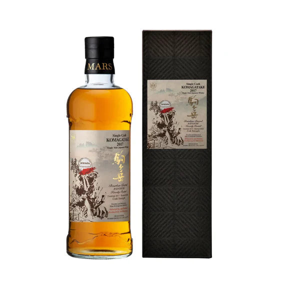 Mars Komagatake 6 Year Old 2017-2024 Heavily Peated Bourbon Barrel #BJ3636 (Mizunara Private Cask) Single Malt Japanese Whisky