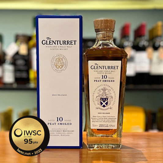 Glenturret 10 Year Old Peat Smoked Single Malt Scotch Whisky (2022 Release)