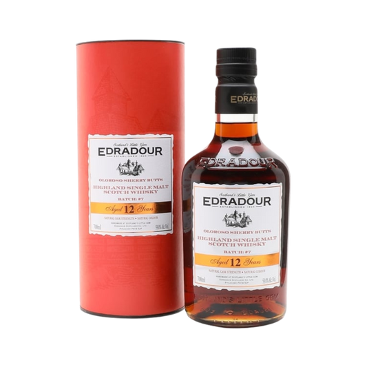 Edradour 12 Year Old 2013-2025 Sherry Cask Strength Batch #7 Single Malt Scotch Whisky