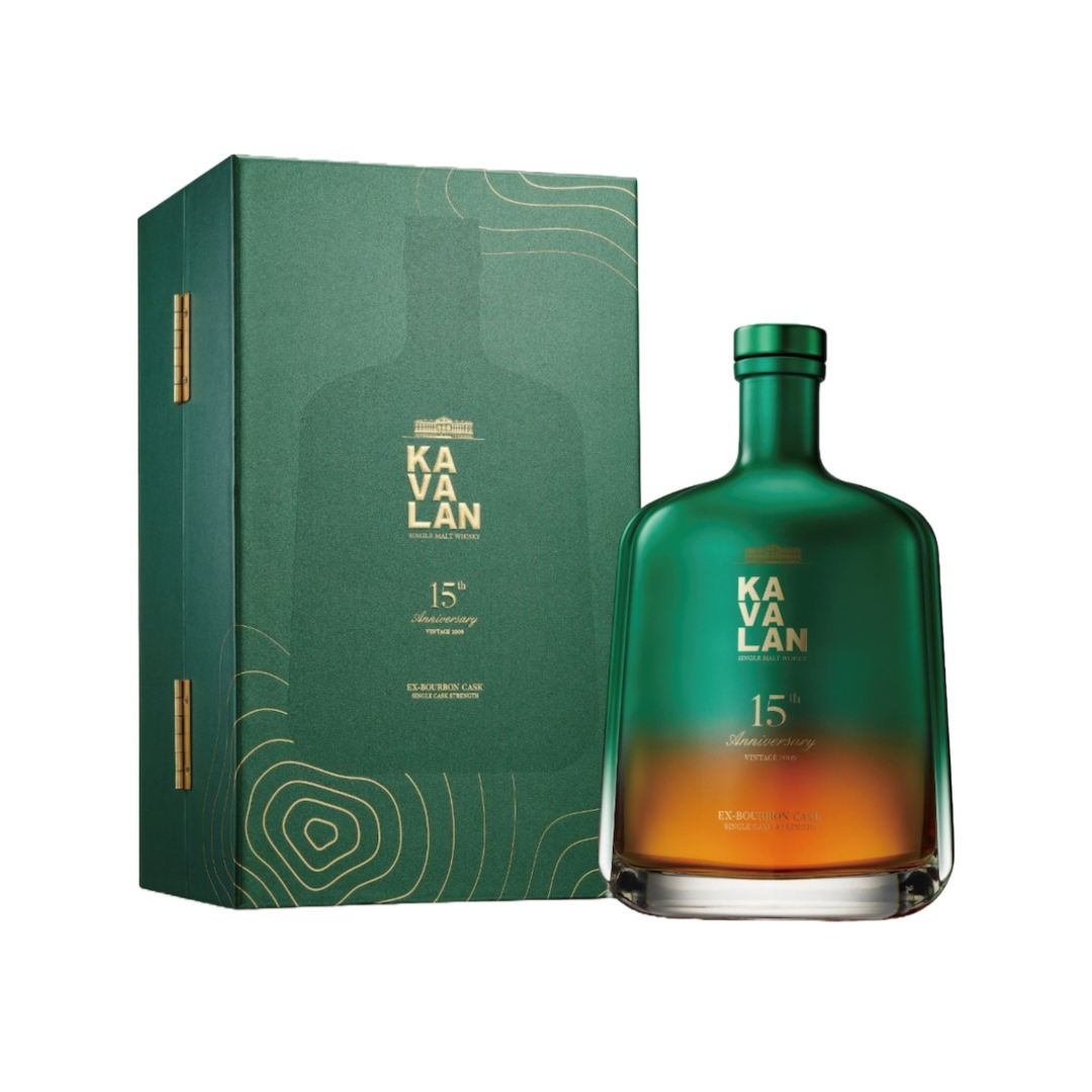 Kavalan 15th Anniversary 2009 Vintage ex-Bourbon Single Cask Strength Single Malt Taiwanese Whisky