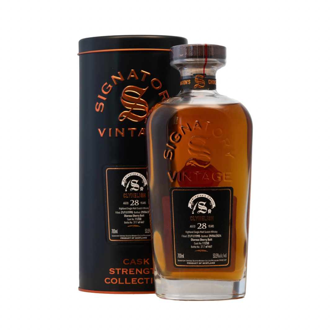 Clynelish 28 Year Old 1995-2024 Oloroso Sherry Butt #11250 Symington's Choice by Signatory Vintage Single Malt Scotch Whisky