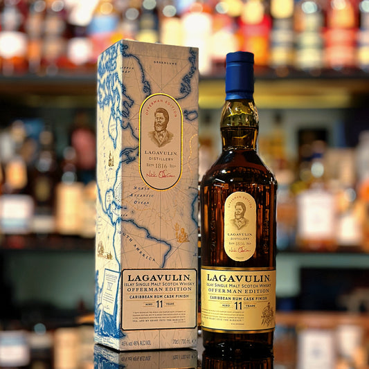 Lagavulin 11 Year Old Offerman 4th Edition Carribean Rum Cask Single Malt Scotch Whisky