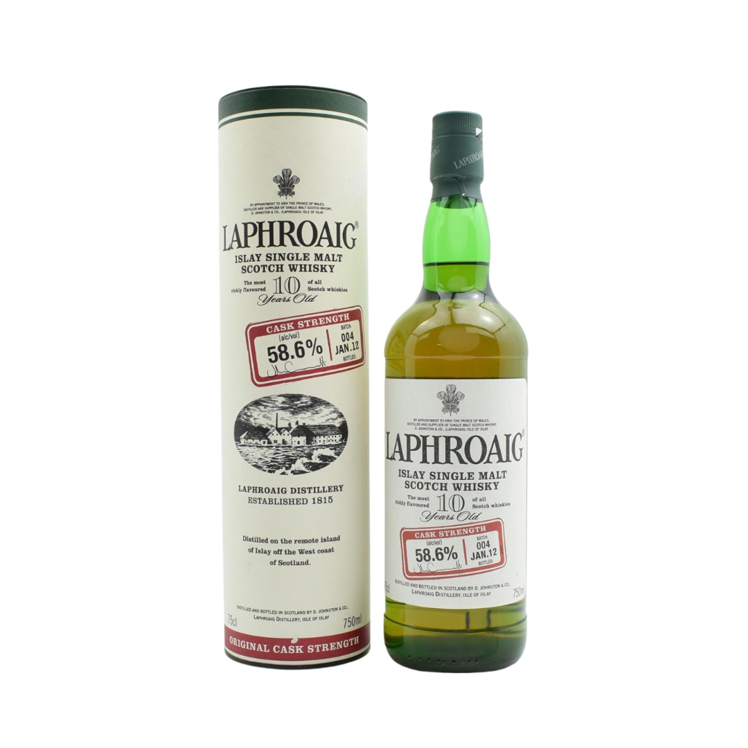 Laphroaig 10 Year Old Cask Strength Batch 004 Single Malt Scotch Whisky