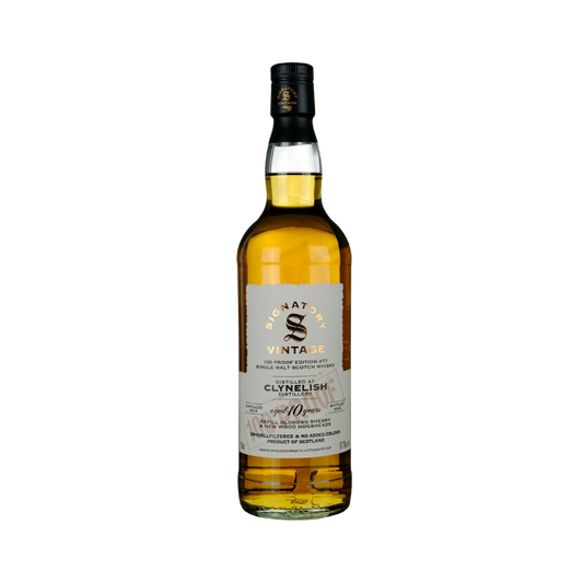 Clynelish 10 Year Old 2016 100 Proof Edition #77 by Signatory Vintage Single Malt Scotch Whisky