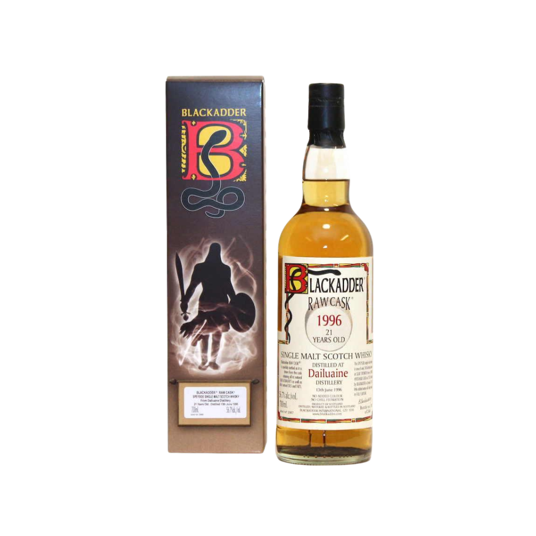 Dailuaine 21 Year Old 1996-2017 Hogshead #7537 "Raw Cask" by Blackadder Single Malt Scotch Whisky