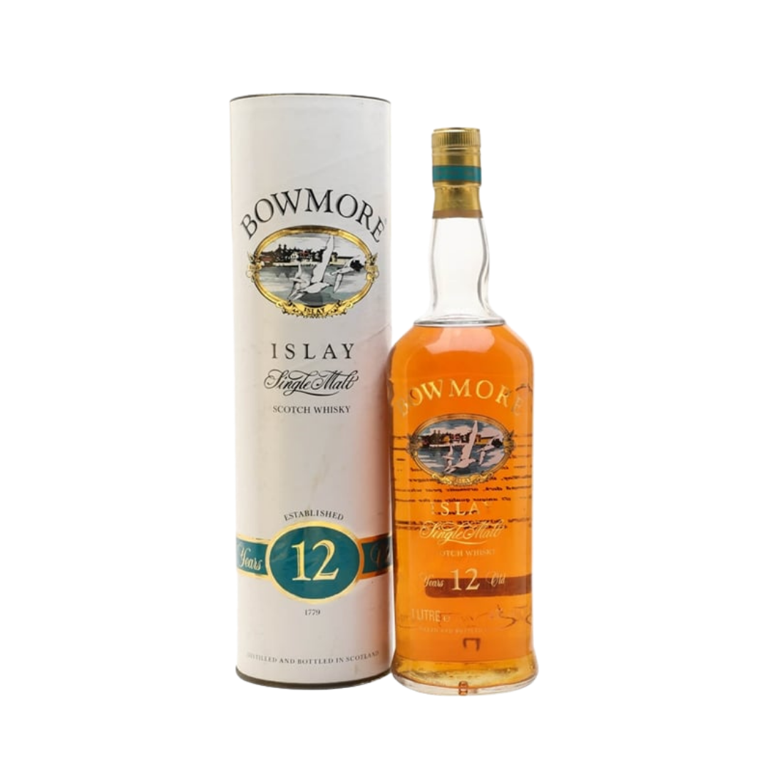 보모어 12년 싱글 몰트 스카치 위스키 (1990년대 글라스 프린트 라벨 보틀링) (1000ml)