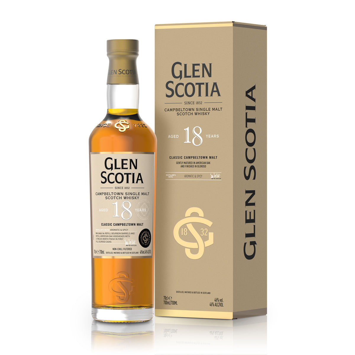 Glen Scotia 18 Year Old Single Malt Scotch Whisky