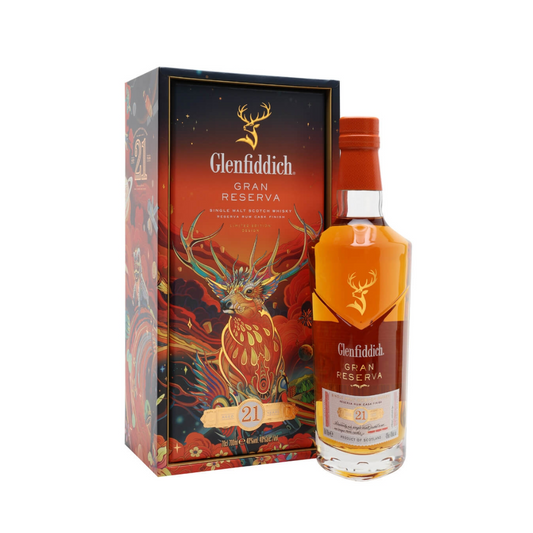 Glenfiddich 21 Year Old Gran Reserva Rum Cask Finish Lunar New Year Limited Edition Single Malt Scotch Whisky