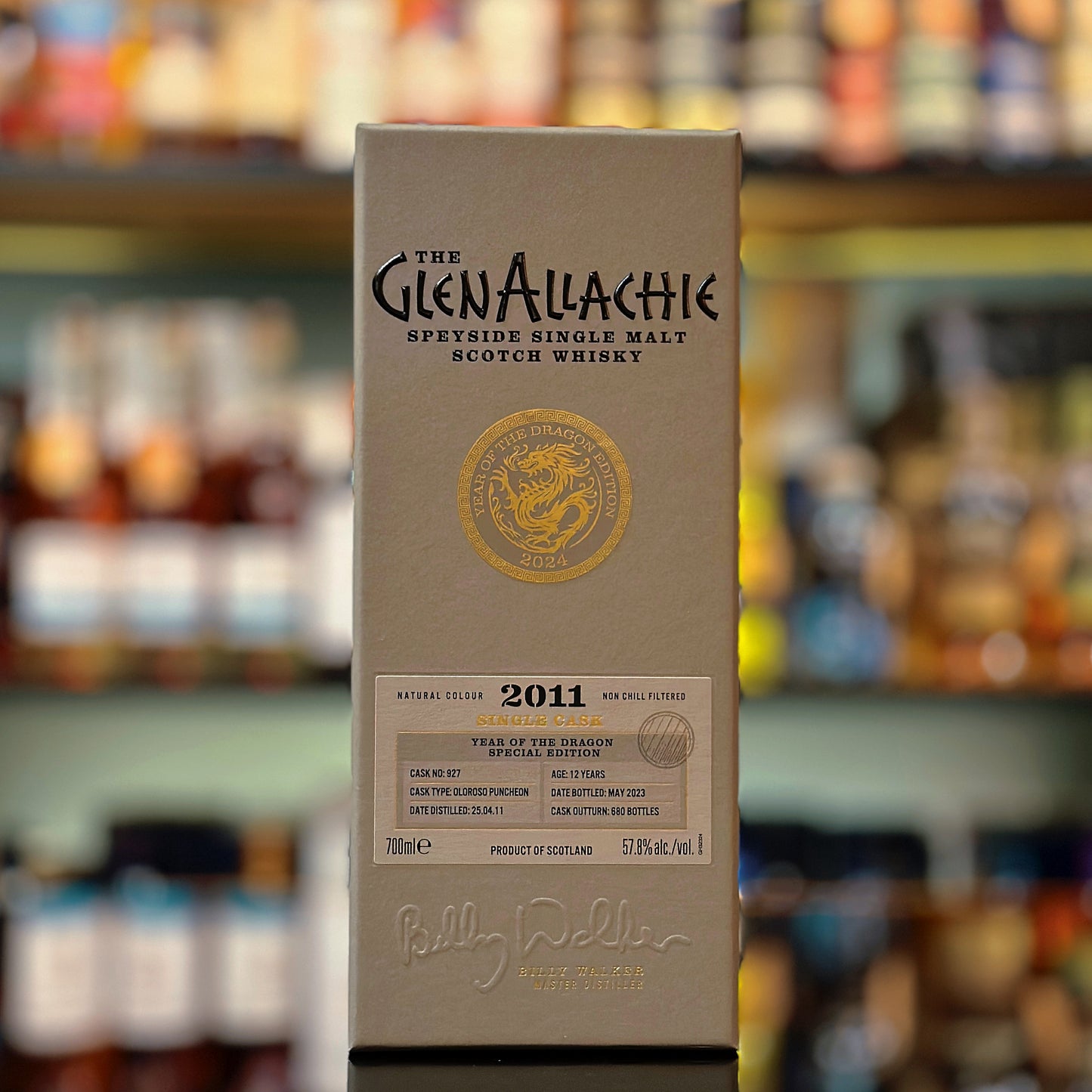GlenAllachie 12 Year Old 2011-2023 Oloroso Puncheon Cask #927 Single Malt Scotch Whisky