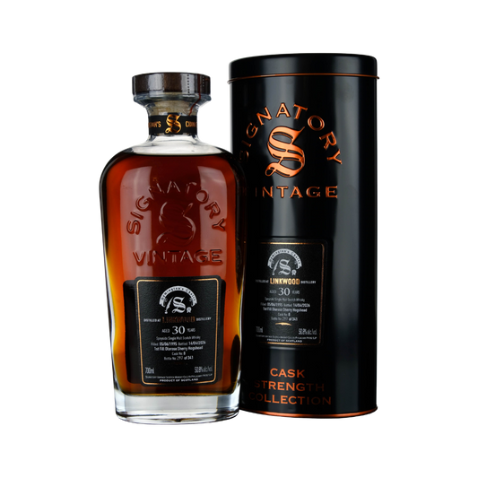 Linkwood 30 Year Old 1995-2026 First-fill Oloroso Sherry Hogshead #8 Symington's Choice by Signatory Vintage Single Malt Scotch Whisky