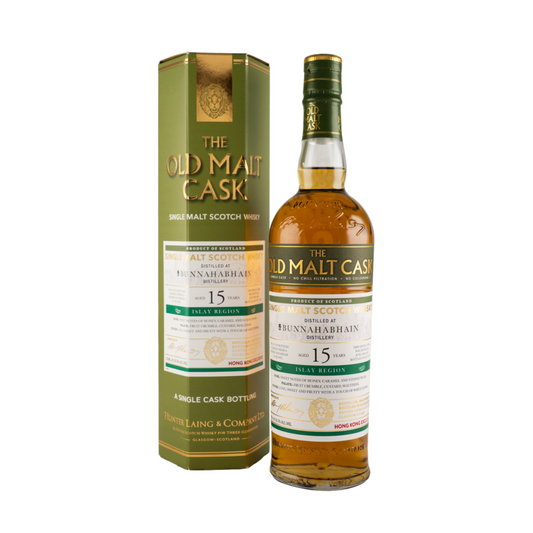 Bunnahabhain 15 Year Old 2008 Sherry Hogshead #HL20091 by Hunter Laing's The Old Malt Cask Series Single Malt Scotch Whisky