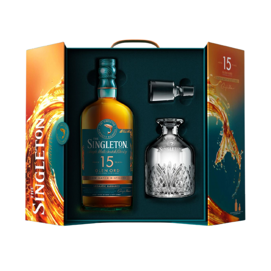 Singleton of Glen Ord 15 Year Old Single Malt Scotch Whisky (Deluxe Gift Set with Decanter)
