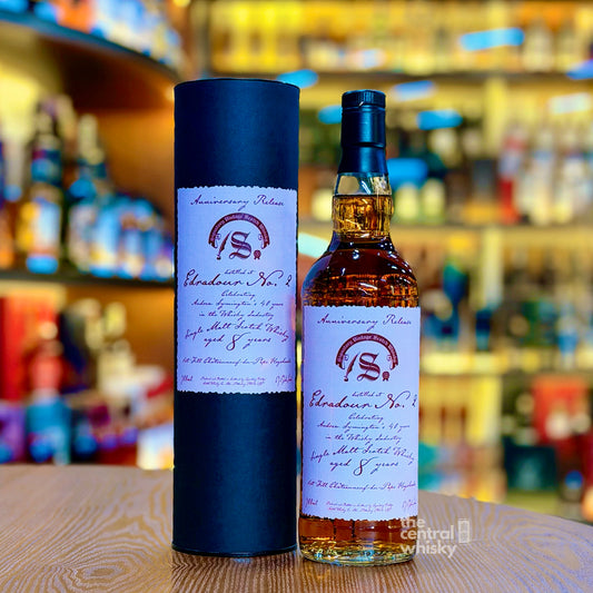 Edradour No.2 8 Year Old First-fill Châteauneuf du Pape Hogshead “Andrew's 40th Anniversary” by Signatory Vintage Single Malt Scotch Whisky