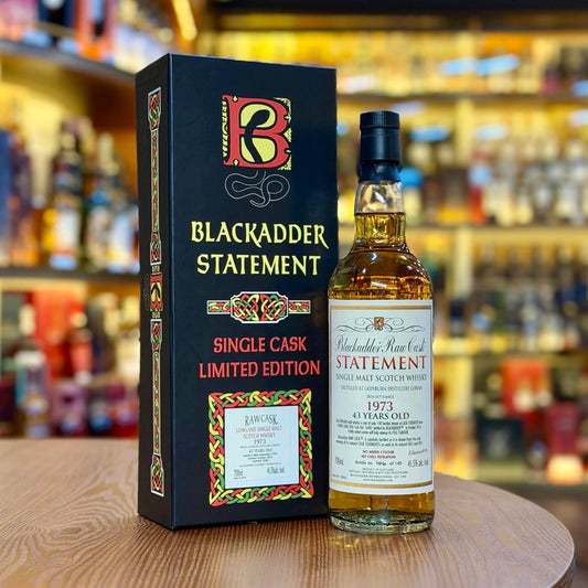 Ladyburn 43 Year Old 1973-2016 Oak Cask #5680 "Raw Cask Statement Edition No. 18" by Blackadder Single Malt Scotch Whisky