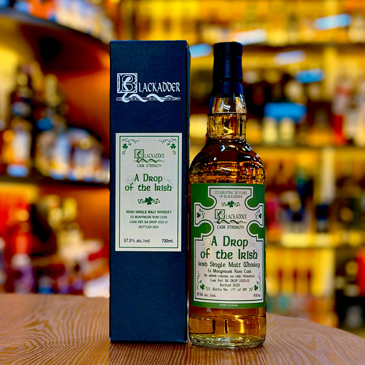 Drop of the Irish Ref:BA DROP 2025-01 Ex-Monymask Rum Cask by Blackadder 싱글 몰트 스카치 위스키