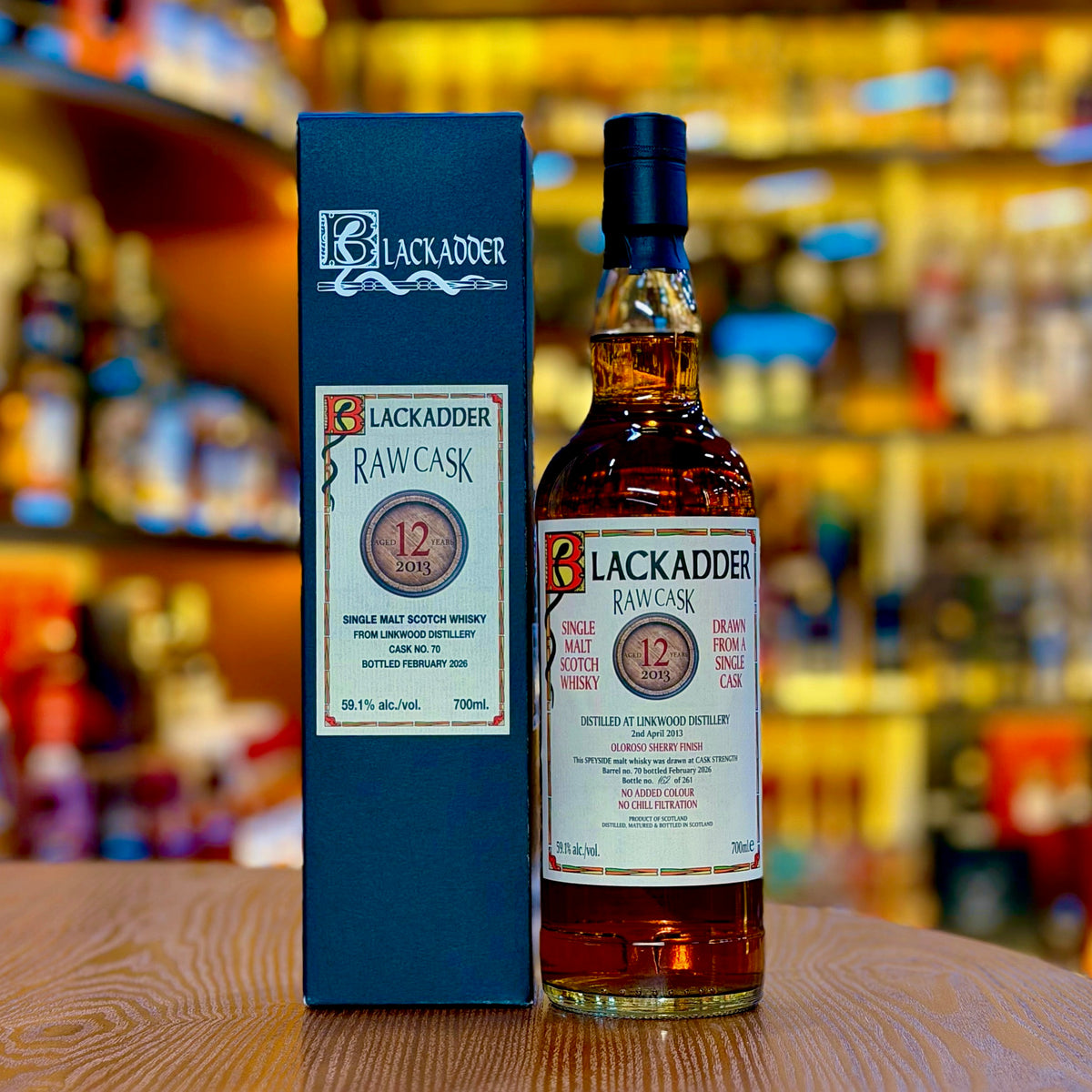林克伍德12年2013-2026桶#70 Olorso雪莉桶二次熟成「Raw Cask」黑蛇獨立裝瓶蘇格蘭單一麥芽威士忌