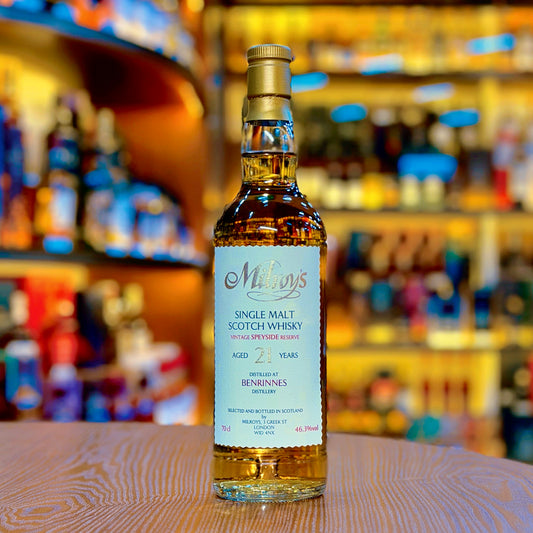 Benrinnes 21 Year Old 2002-2023 Hogshead #3455 "Vintage Speyside Reserve" by Milroy's Single Malt Scotch Whisky