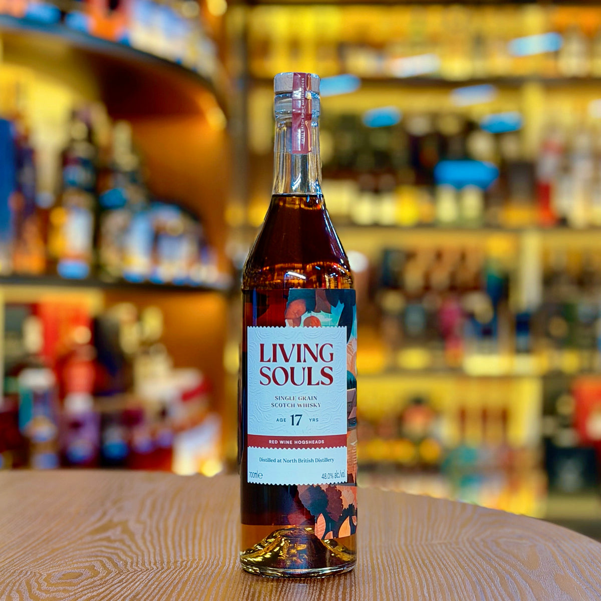 North British 17 Year Old Red Wine Casks by Living Souls Single Grain Scotch Whisky