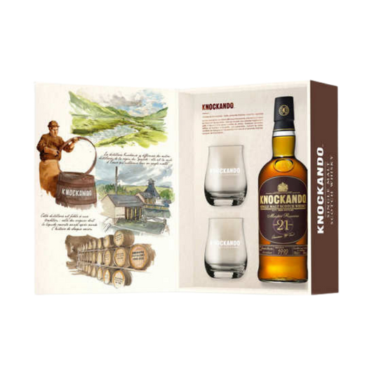 Knockando 21 Year Old “Master Reserve” Single Malt Scotch Whisky (Giftset)